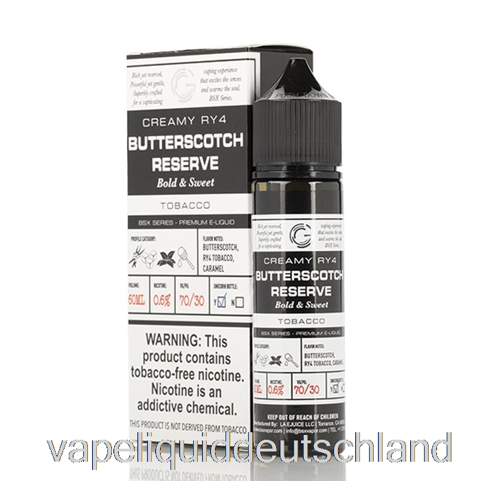 Butterscotch Reserve – BSX-Serie – 60 Ml 0 Mg Vape Deutschland